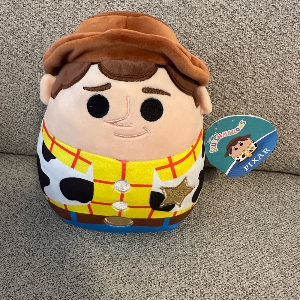 Nwt 7"  Woody Squishmallow PIXAR